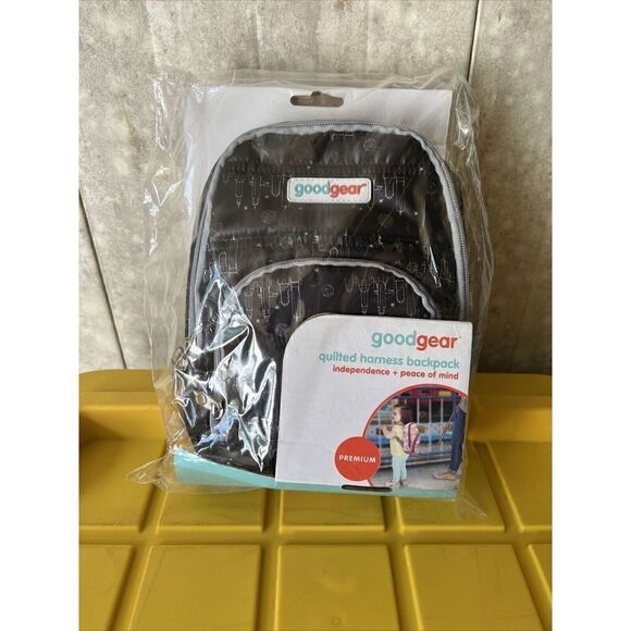 GoodGear Quilted Backpack with Safety Harness toddler - Picture 2 of 4